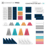 Connetix Magnetic Tiles - PRO Constructor Set 70 pc