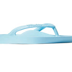 Light blue flip-flop sandal on a white background