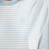 Darla Oversized Stripe T Shirt Powder Blue
