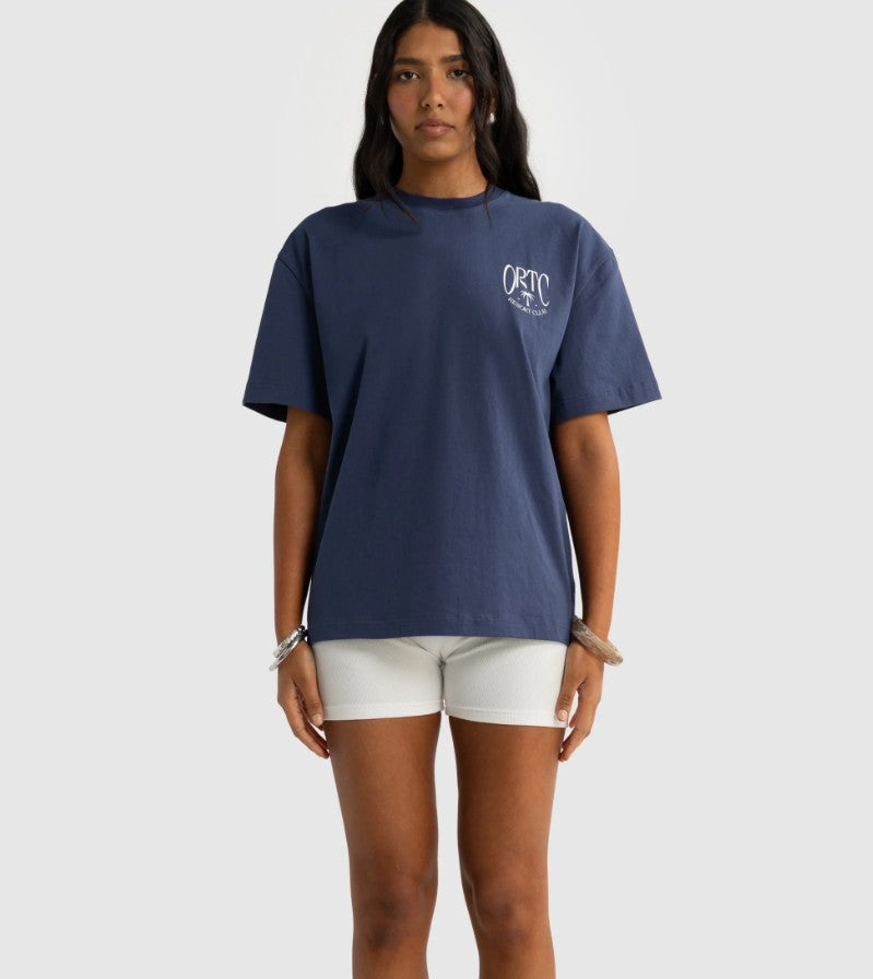 Resort Graphic T Shirt Harbour Blue
