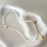 Salty Safari - Skye Choker Metallic White