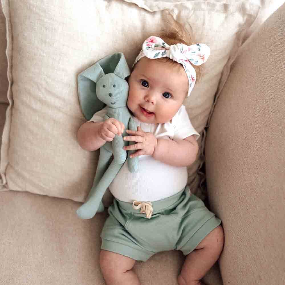 Snuggle Hunny - Sage Shorts