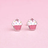 Tea Party Cupcake Earrings - Bunny Box