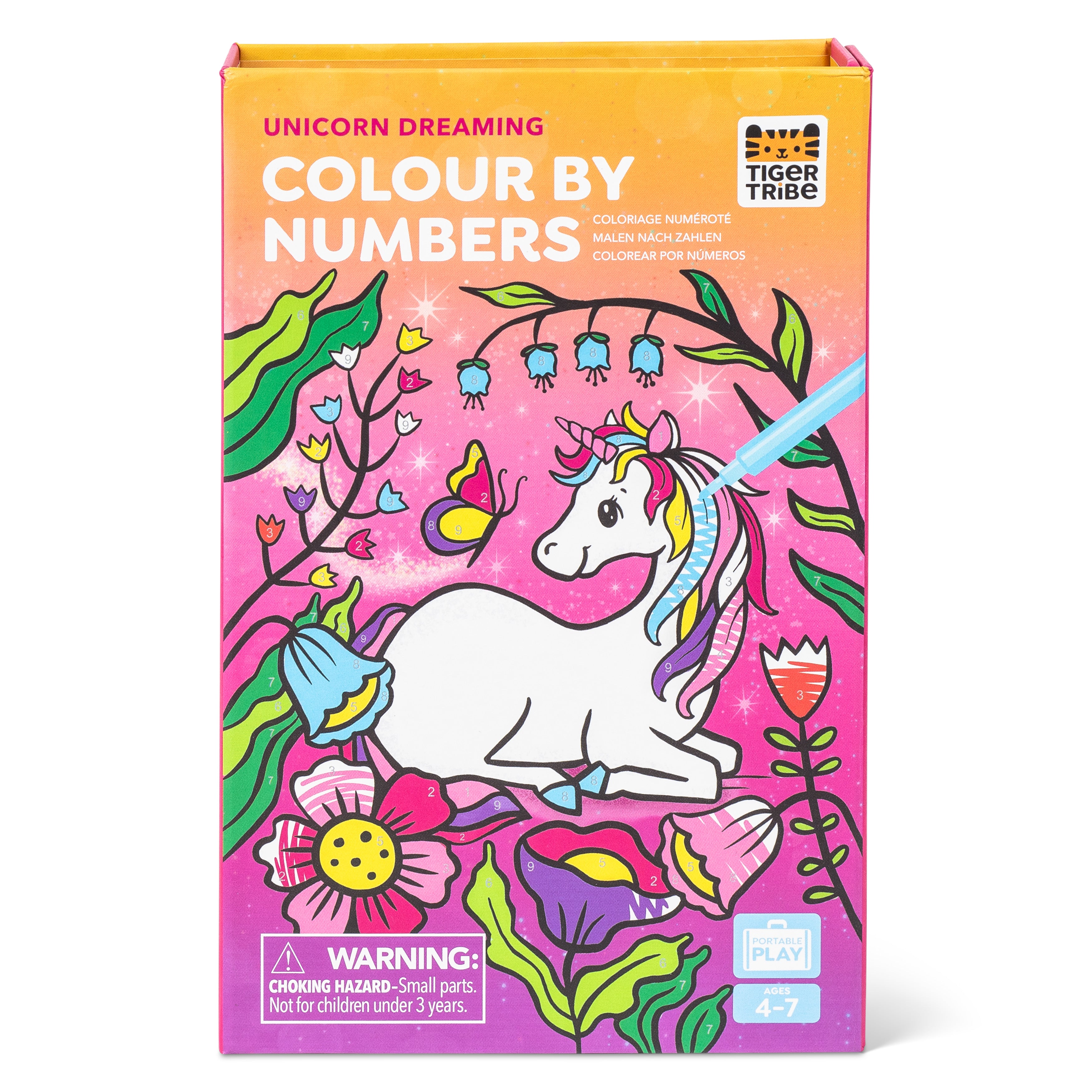 Tiger Tribe - Colour by Numbers - Unicorn Dreaming