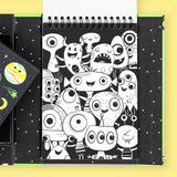 Tiger Tribe - Neon Colouring Set - Outer Space