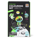 Tiger Tribe - Neon Colouring Set - Outer Space
