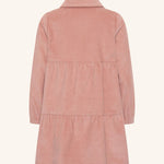 Tiny Tribe - Dusty Rose Corduroy Tiered Dress