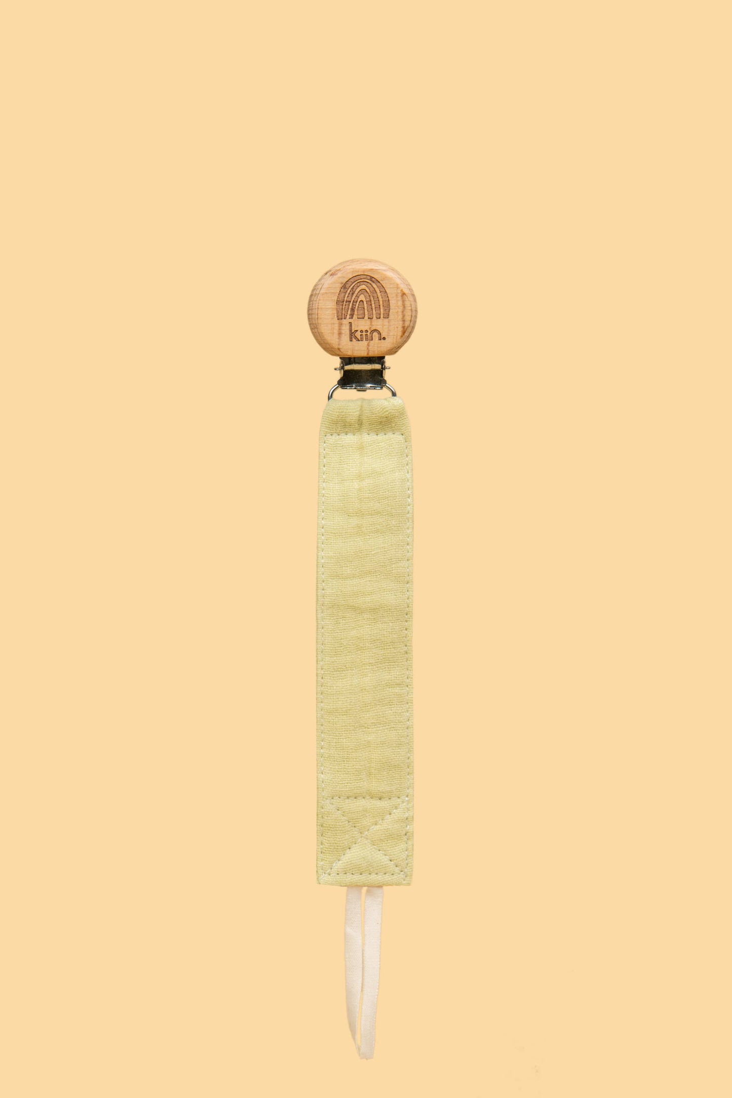 Kiin Baby - Cotton Dummy Clip: Wattle
