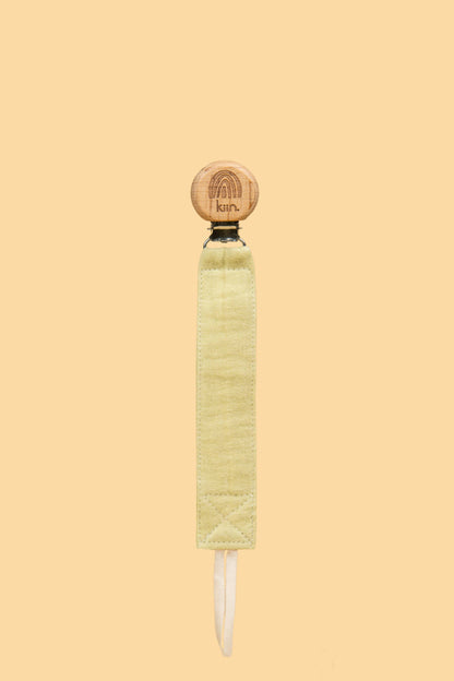 Kiin Baby - Cotton Dummy Clip: Wattle