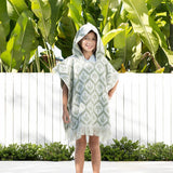 Cocos Kids Poncho - Sage