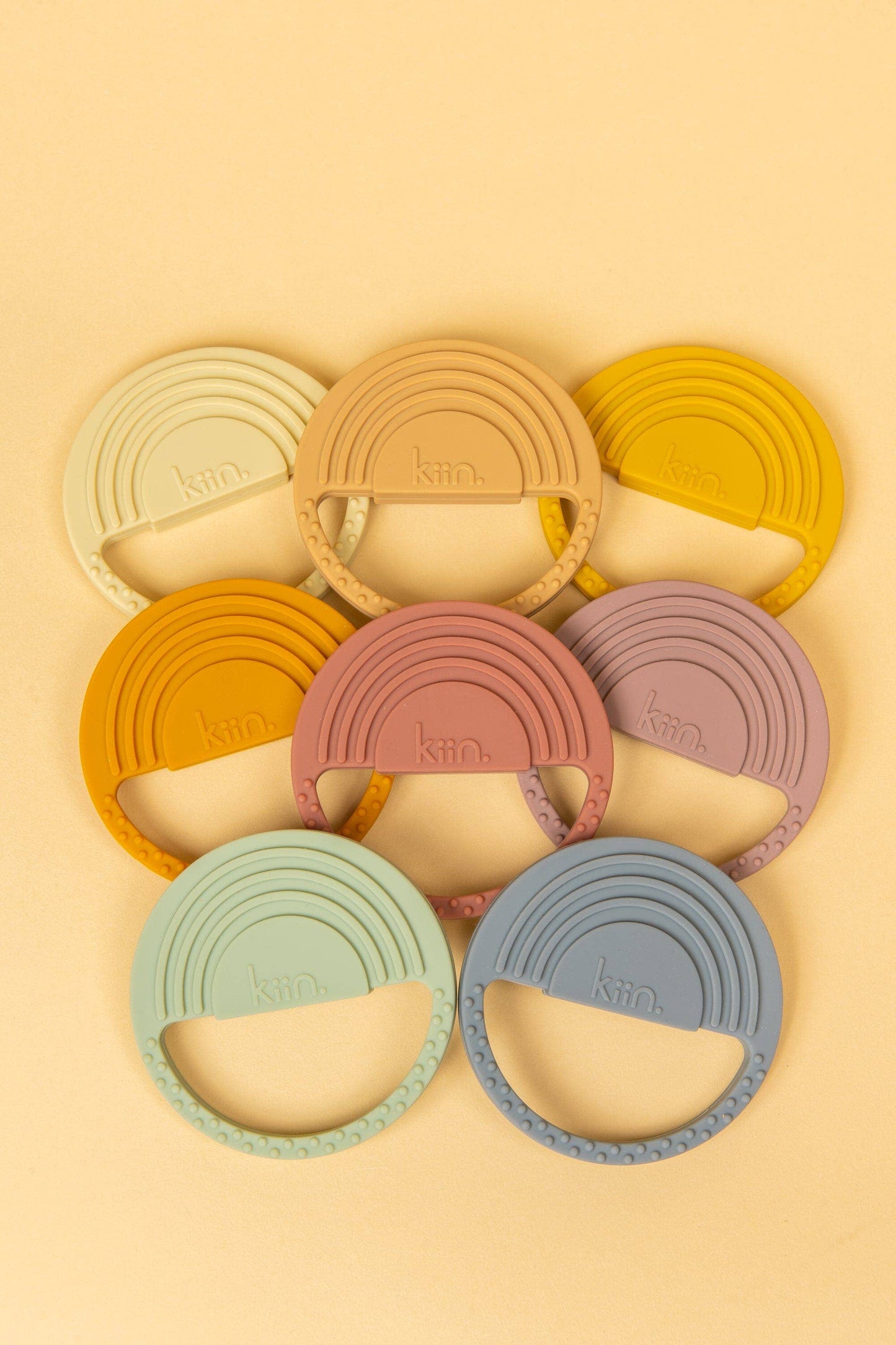 Kiin Baby - Rainbow Silicone Teether: Cloud