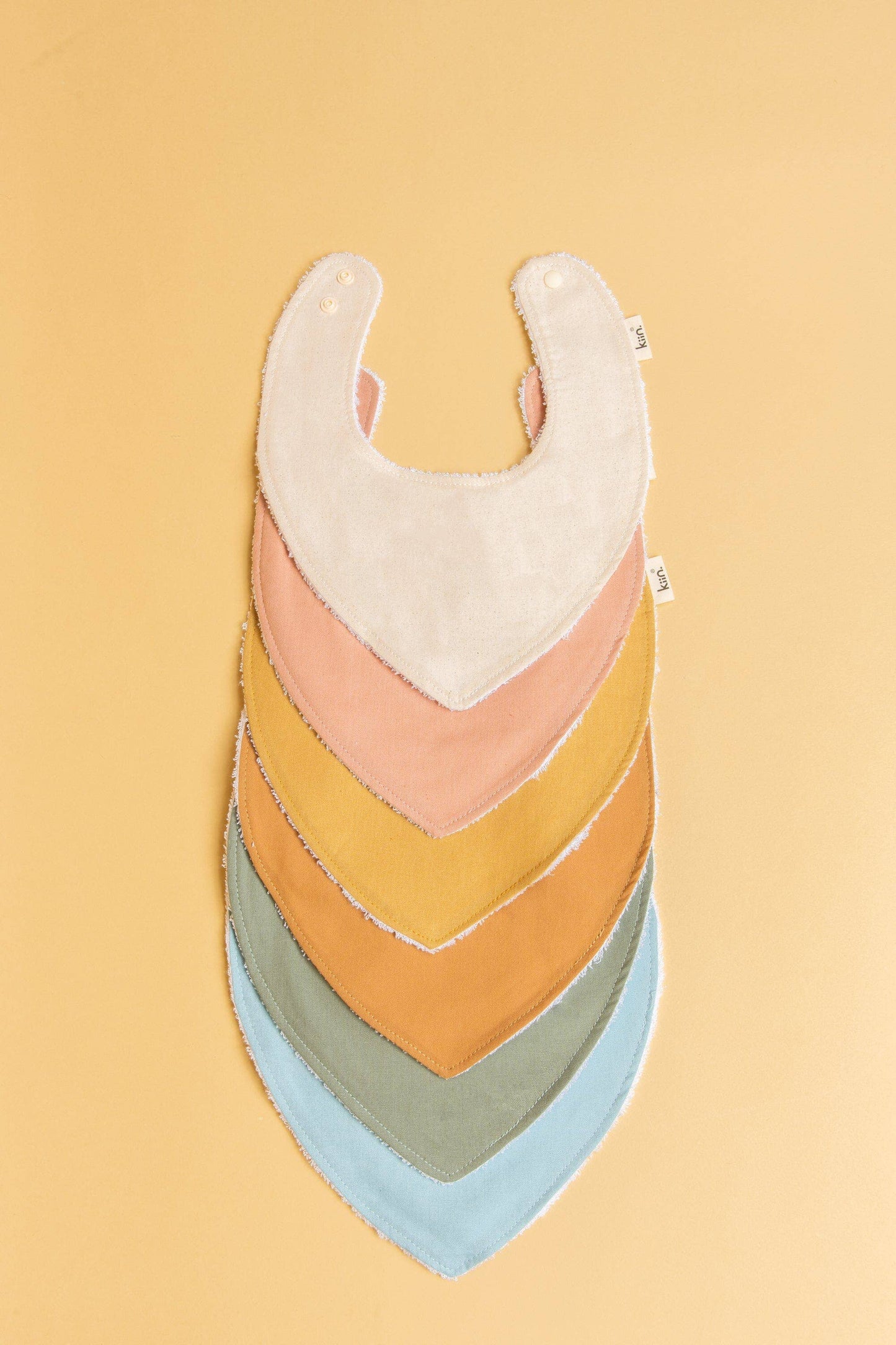 Kiin Baby - Dribble Bib: Golden Tan