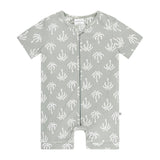 Kynd Baby - Day or Night Onesie Short Sleeve - Palm Tree