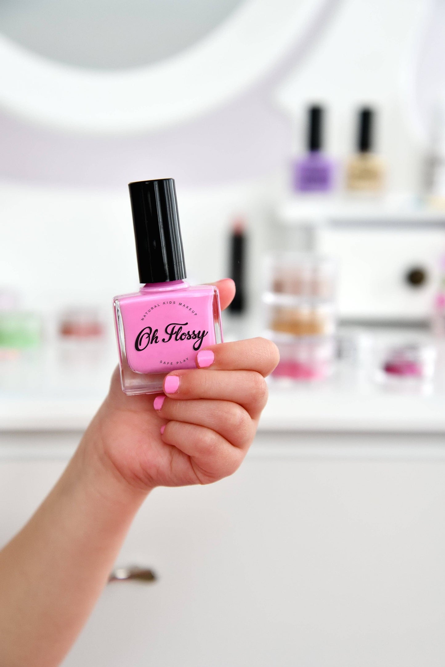 Oh Flossy Nail Polish: Brave - Cream Pink