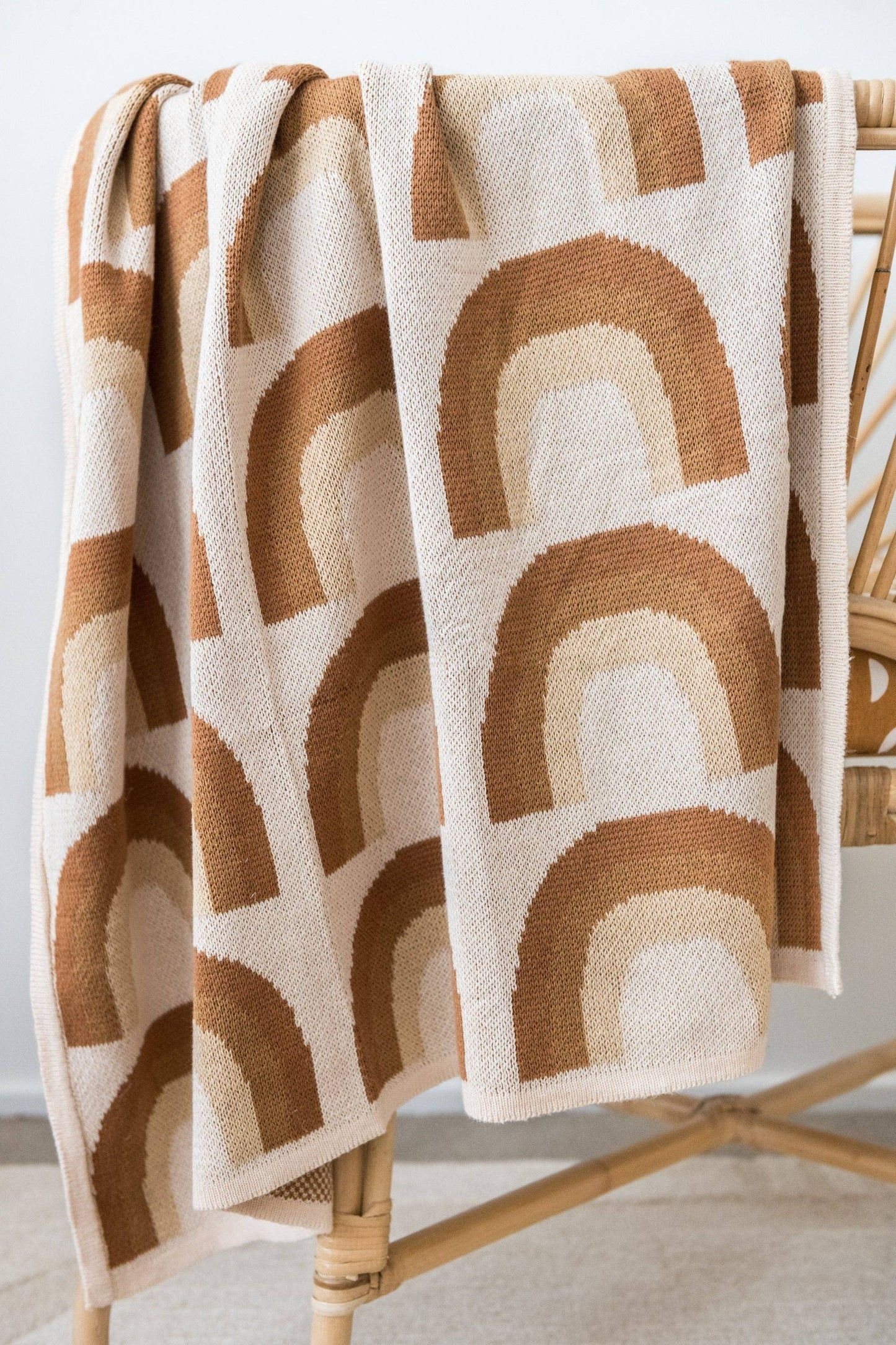 Kiin Baby - Organic Cotton Knitted Blanket: Bloom