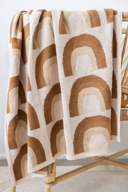 Kiin Baby - Organic Cotton Knitted Blanket: Bloom