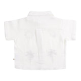 Kynd Baby - Woven Embroidered Short Sleeve Shirt - Coconut