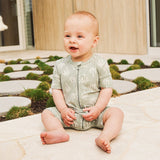 Kynd Baby - Day or Night Onesie Short Sleeve - Palm Tree