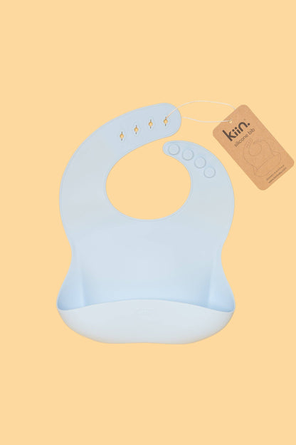 Kiin Baby - Silicone Bib: Lilac