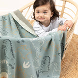 Indus Design - Jurassic Baby Blanket