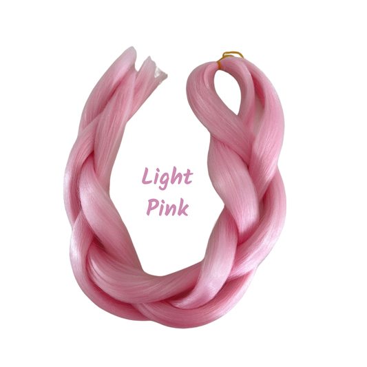 Poppet Locks - Light Pink braiding hair - 24 Inch - 80g