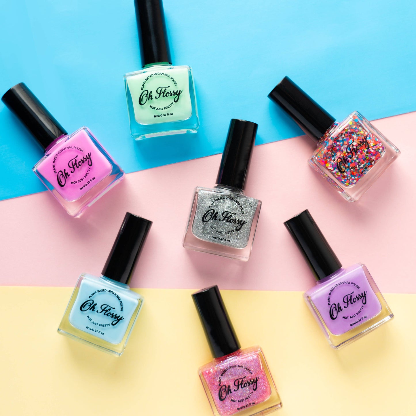 Oh Flossy Nail Polish: Brave - Cream Pink