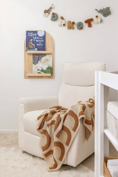 Kiin Baby - Organic Cotton Knitted Blanket: Bloom