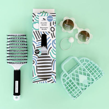 no nasties kids - Detangler Hair Tamer Brush Aqua