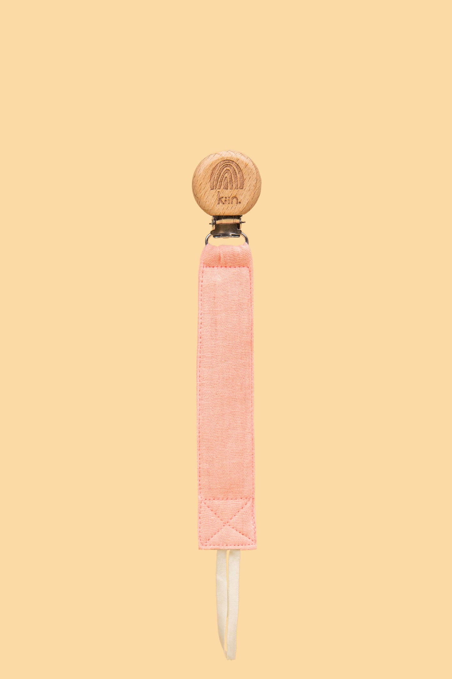 Kiin Baby - Cotton Dummy Clip: Wattle