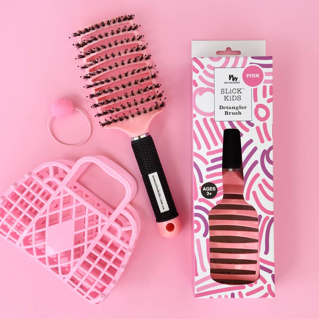 no nasties kids - Detangler Hair Tamer Brush Aqua