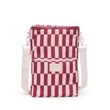 Base Supply - Bottle Base - Burgundy/Peony Check