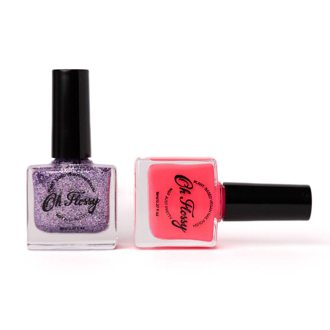 Oh Flossy Nail Polish: Brave - Cream Pink