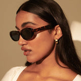 Mardi Oval  Retro Sunglasses