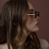 Balona Square Frameless Sunglasses