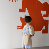 SAND N SALT KIDS - Coastal Stripe Linen Shorts