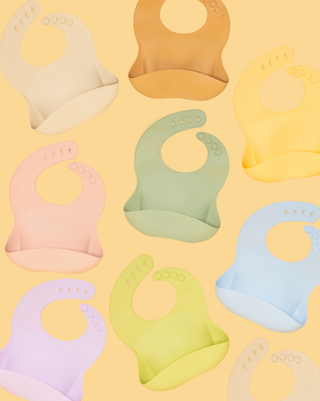 Kiin Baby - Silicone Bib: Blossom