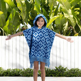 Cocos Kids Poncho - Cobalt