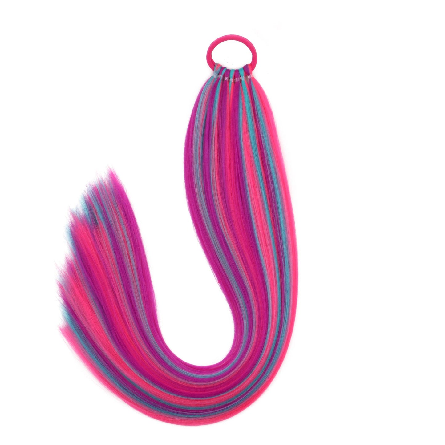 Poppet Locks - Ultra Unicorn Pony - Pastel Rainbow Mixed - 26”