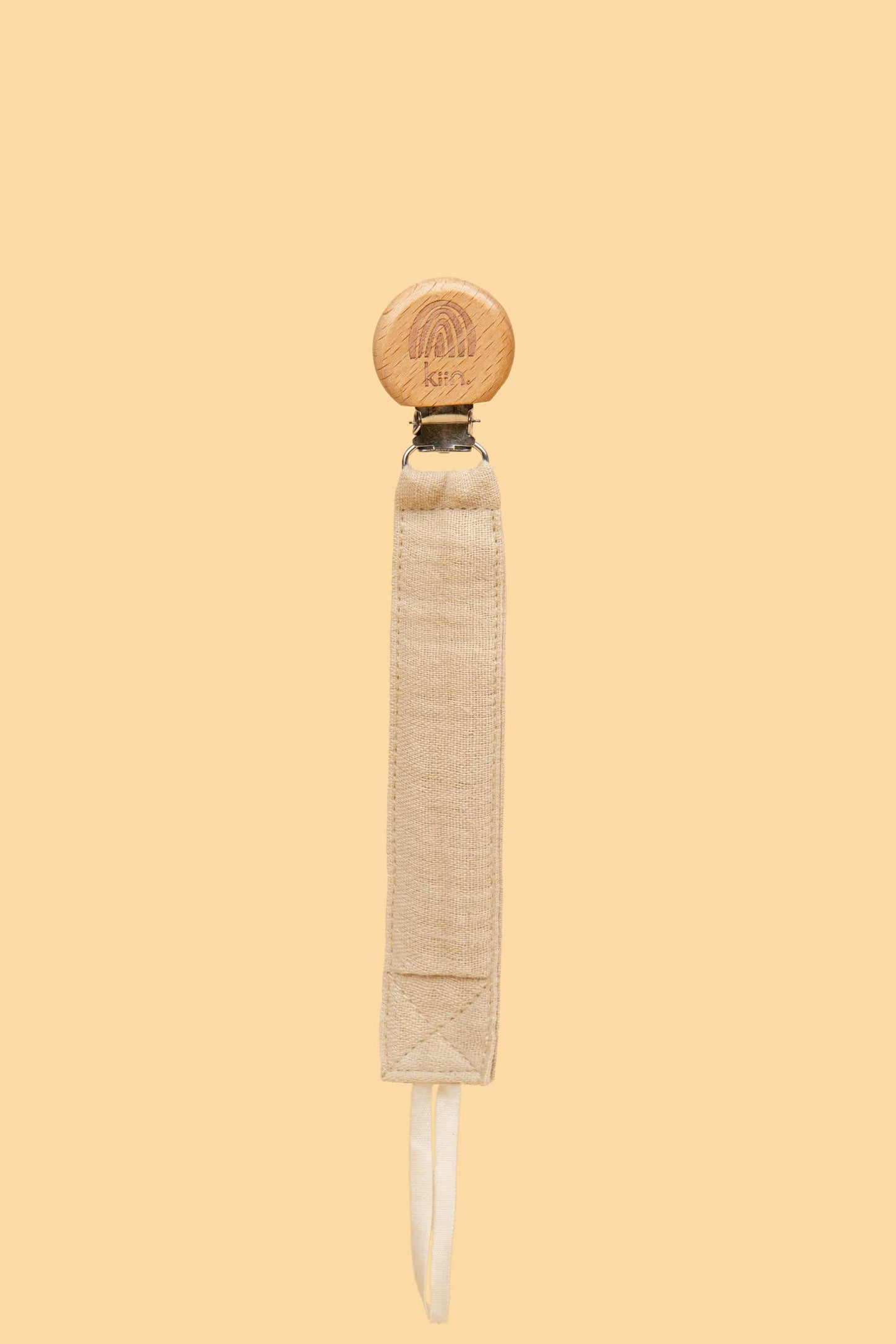 Kiin Baby - Cotton Dummy Clip: Wattle