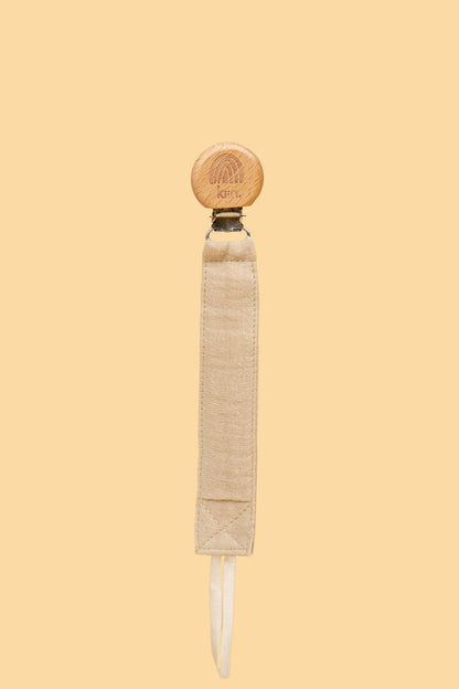 Kiin Baby - Cotton Dummy Clip: Wattle