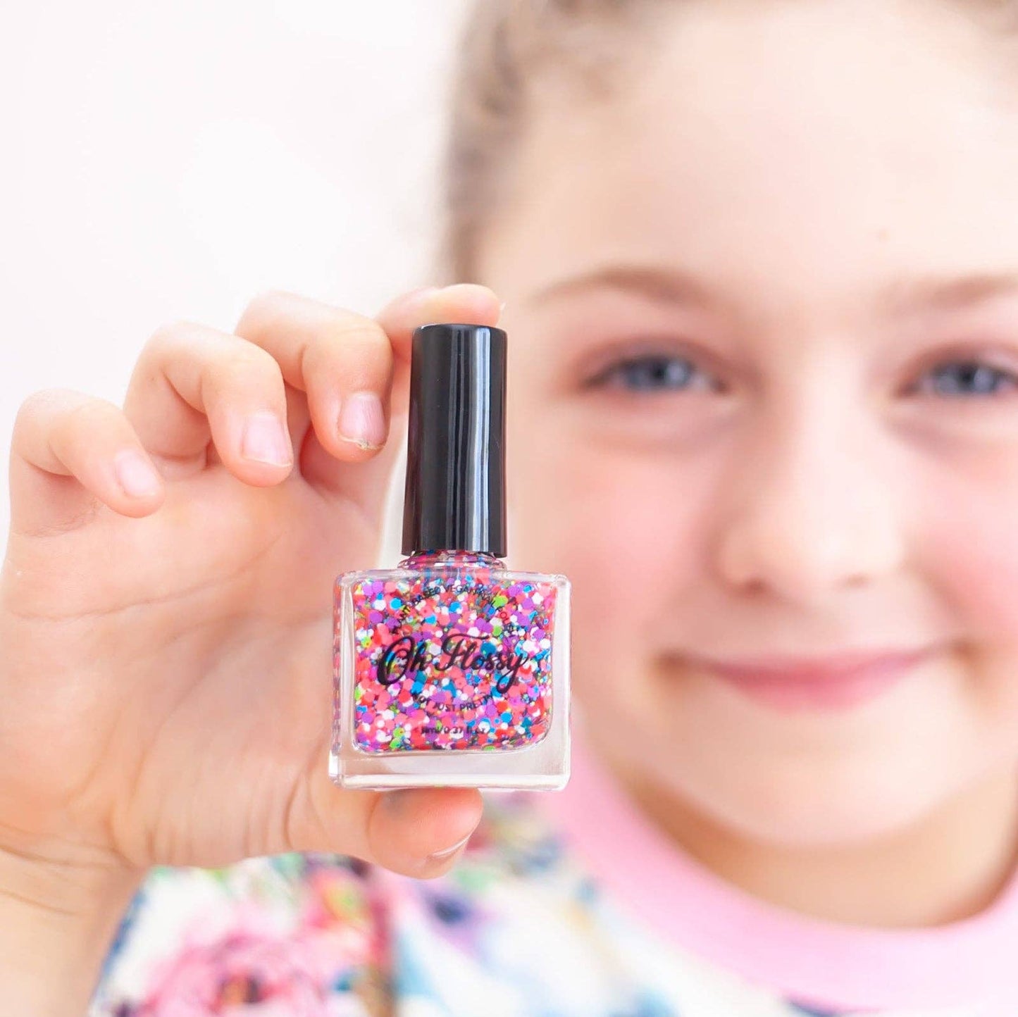 Oh Flossy Nail Polish: Brave - Cream Pink