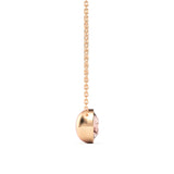 Bella 4 Carat Vintage Rose Crystal Pendant Necklace