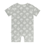 Kynd Baby - Day or Night Onesie Short Sleeve - Palm Tree