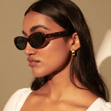 Mardi Oval  Retro Sunglasses