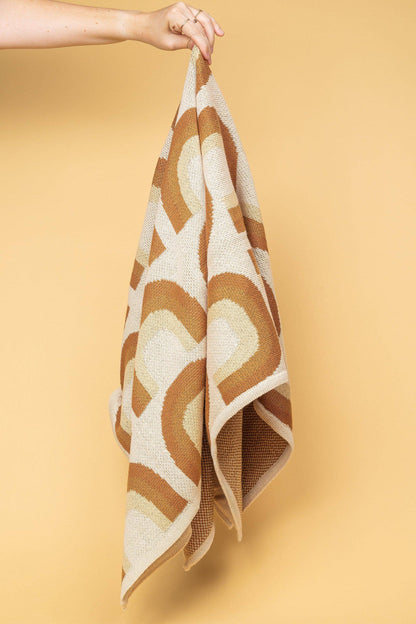 Kiin Baby - Organic Cotton Knitted Blanket: Bloom