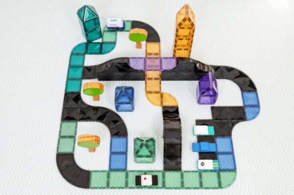 Connetix Magnetic Tiles - Ramps & Intersections Pack 16 pc