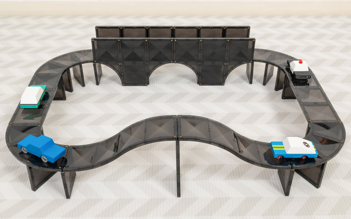 Connetix Magnetic Tiles - Creative Roads Pack 48 pc