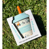 munchi - Truck Babychino Cup - Straw Included