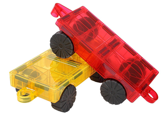 Learn and Grow Toys - Learn & Grow Magnetic Tiles - Car Base Pack (2 Piece)