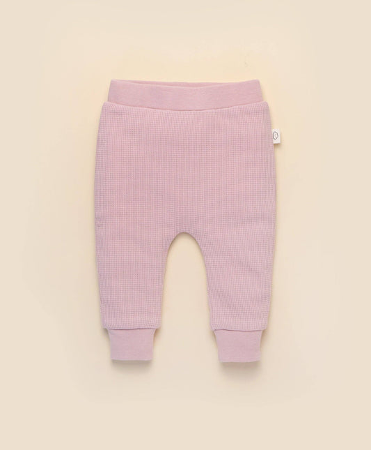 Lūmmi in Colour Babywear Melbourne - Waffle Baby Leggings - Lavender: